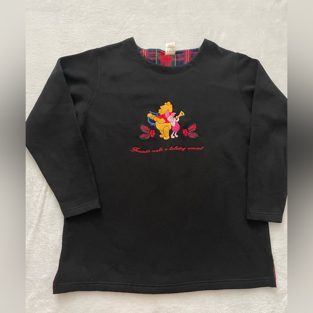 Winnie the Pooh and piglet crewneck long sleeve Disney - Picture 1 of 5